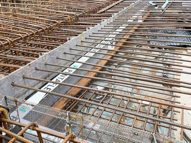 Arbeitsfugenabschalung mit Abdichtung bei Roland Matzke Schalungstechnik